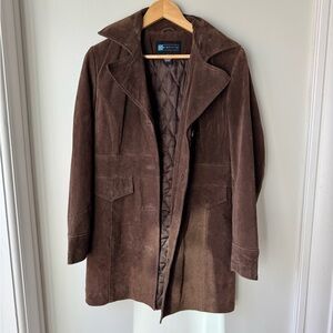 Relativity Women Brown Suede Jacket S